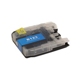 Brother LC123C - kompatibilní modrá inkoustová cartridge, od kvalitni-tonery.cz